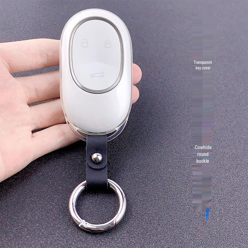 Transparente Smart Key Hülle für Nio ET7, ET5t, ES6, EC6, ES8 - Stilvolle Schutzschale für Damen & Herren