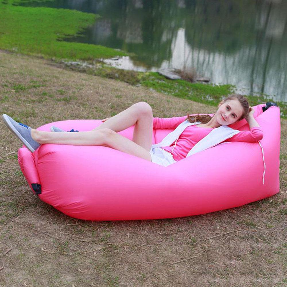 Buy Sleeping Lazy Bag Portable Inflatable Air Bed Sofa Outdoor Camping Travel at affordable