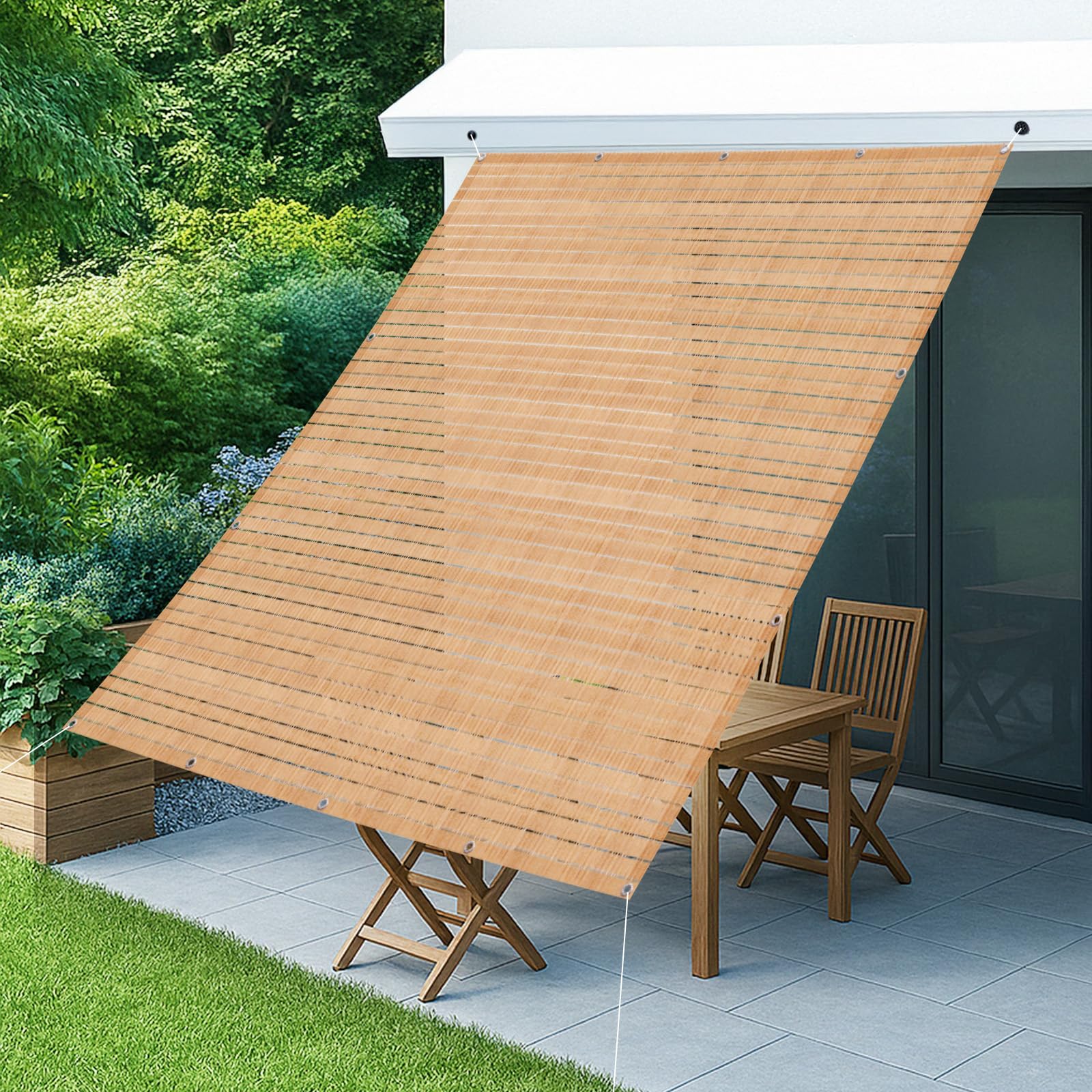 

LOVE STORY Sunshade (180x180cm) Openwork Beige, Cool Breeze Shade, Sunshade, Awning, Garden Shade