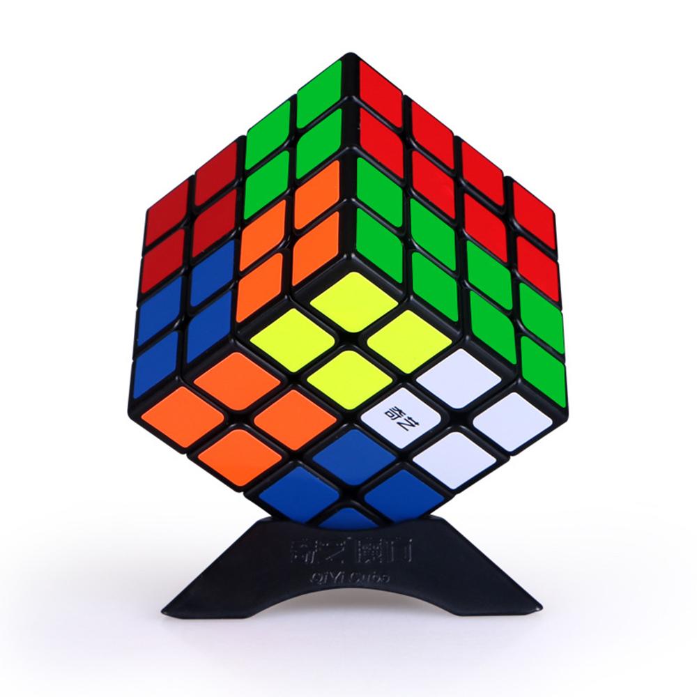 Adesivi 4x4 Nero 4x4x4 Cubo Magico Speed Puzzle QiYuan S2 Racing Cubo Magico Giocattoli Educativi Regalo
