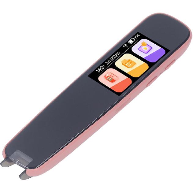 OCR Digital Translator Pen, Scan Reader Pen for Business Learning Travel, 112 Languages Text to Speech Language Translation Portable Device