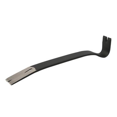 Flat Pry Bar for Crowbar Curved Rocker for Head Teardrop Nail Puller High-Carbon Steel Wrecking Bar for Workshop