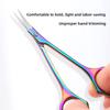 3Colors Stainless Steel Manicure Scissors for Nail Care Handle Cuticle Nipper Dead Skin Removal Scissors Beauty Tools