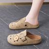 Fashion New Women Suede Clogs Slippers Soft Insole Sandals with Arch Support Shoes Outdoor Beach Suede Clogs Slippers Women Sandals