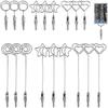 Set of 18 Single-sided Metal Alligator Clips for Photos, Place Cards, Memos, Notes, Table Numbers, Price Tags, Banquets, Weddings, 15 Cm + 7 Cm