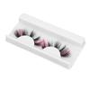 1 Pair 18mm Colored False Eyelashes Cosplay Costume Party Long Curly Pink Glitter Fake Eyelashes for Women G5X01‑2