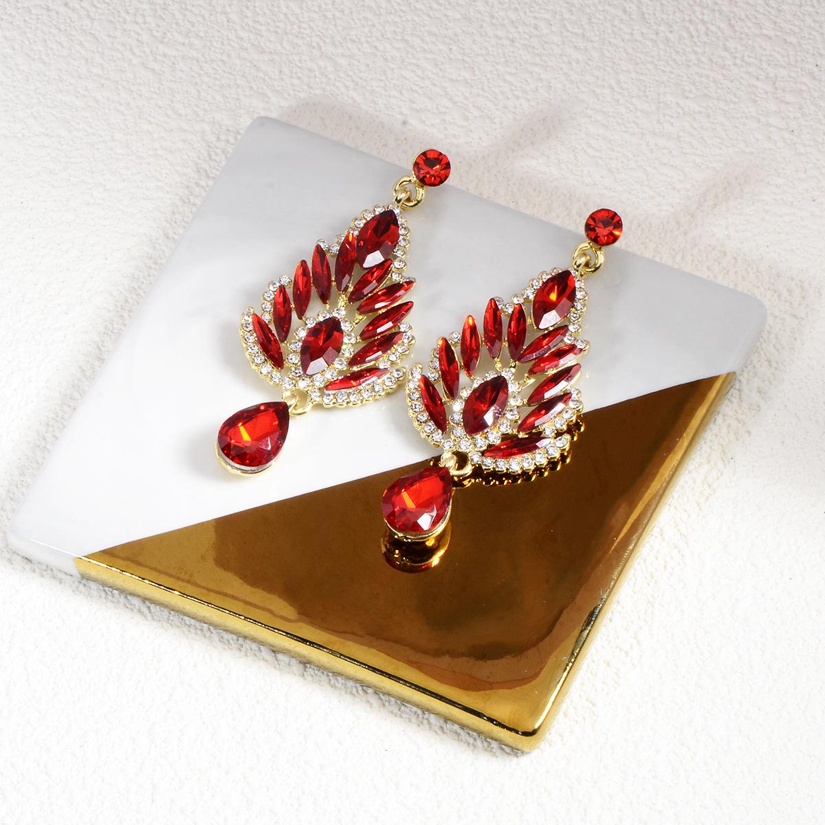 Роскошные Длинные Серьги для Невесты и Вечера со Стразами – Сияющие Хрустальные Капли для Женщин