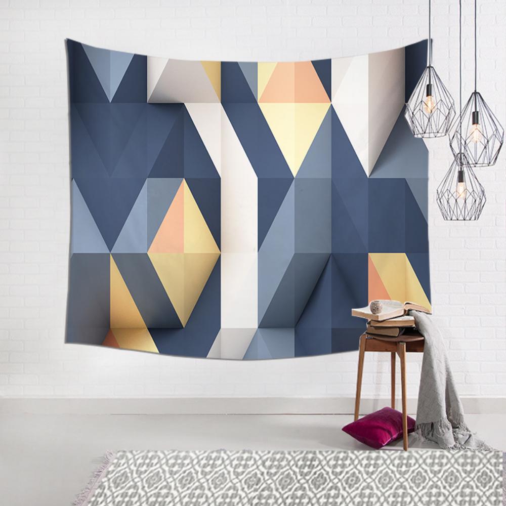 Dekoratives Gemälde, Geometrisches Abstraktes Wandbehang, Wohnzimmer, Schlafzimmer, Wandtuch, Raumhintergrundtuch, Wandteppich, Hängendes Tuch
