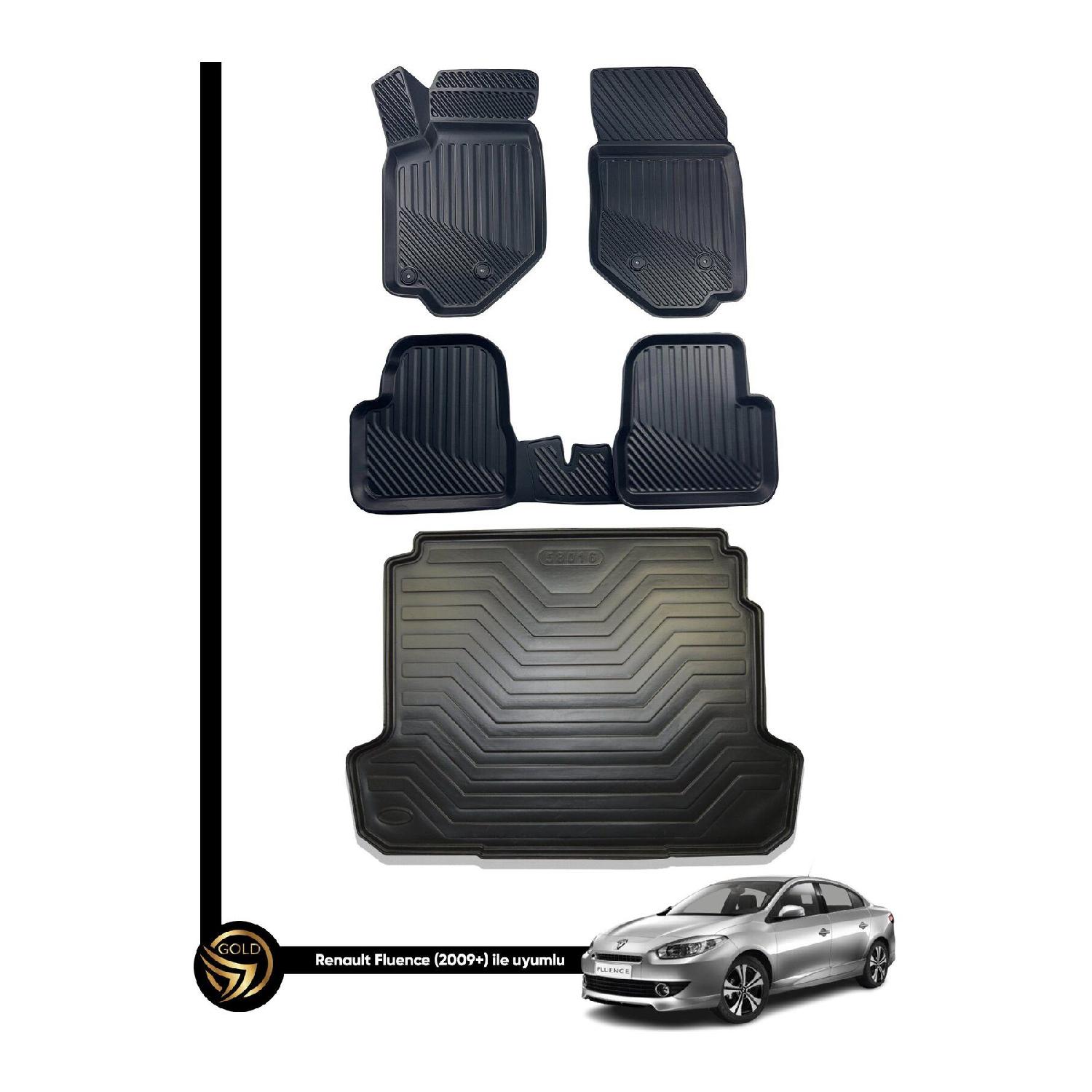 

Коврик для бассейна Renault Fluence 3d, двойной комплект для бассейна в багажнике