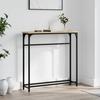 VidaXL Console Table Sonoma Oak 75x19.5x75 Cm Engineered Wood 834136