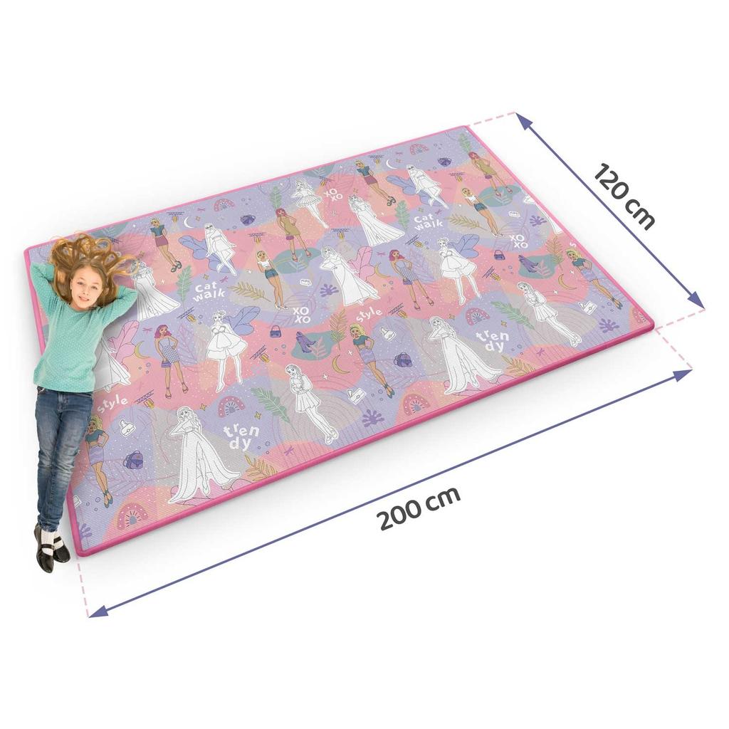Ricokids Rk-343 Foam Mat For Coloring, Rolled, 200 X 120 X 0.3 Cm