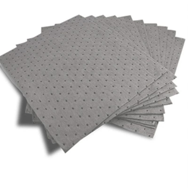 25x33cm Oil Absorbent Pads Spill Mats Universal Absorbent Pads For Oil & Water Based Fluids Garage Home Workshop Leak Cleanup