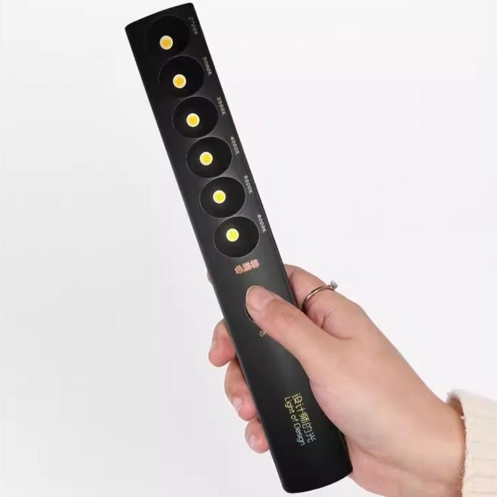 Spotlight Portable Color Temperature Stick 6 Modes Multifunction Designer's Light Rechargeable Handheld
