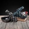 Harz Nilpferd Statue Skulptur Figur Schlüssel Süßigkeiten Aufbewahrung Ornamente Behälter Dekoration Zuhause Tischdekoration Zubehör Geschenk