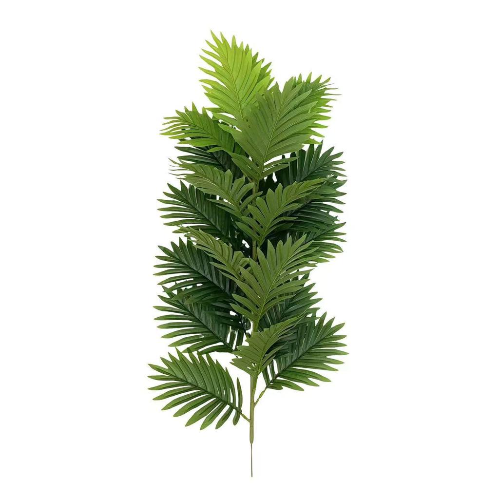 Areca Palm and Iron Tree Leaves - Artificial Green Plants for Home, Office, or Exhibition Decor