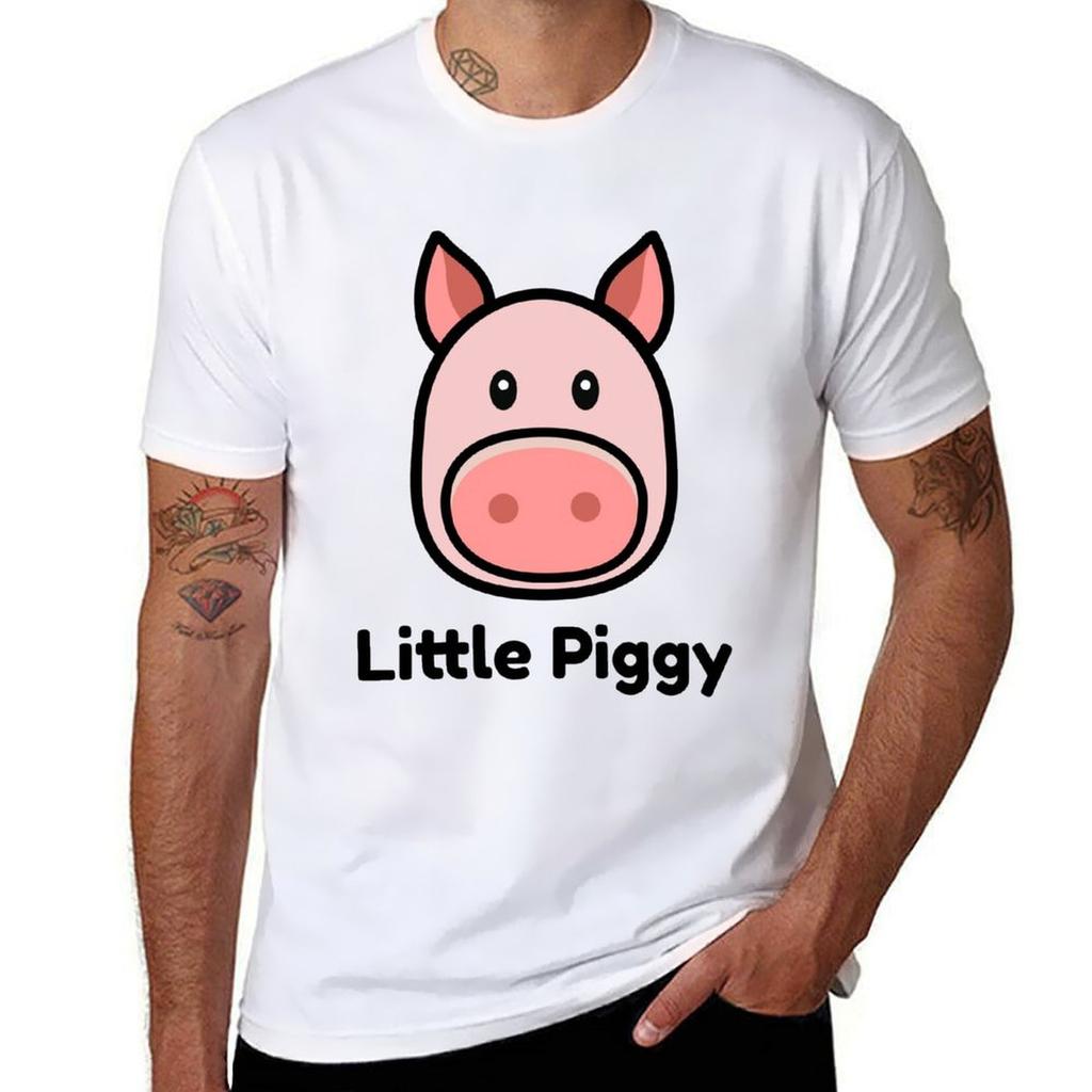 Little Piggy Piglet Cartoon TShirt Ultra Soft Breathable Tee Top
