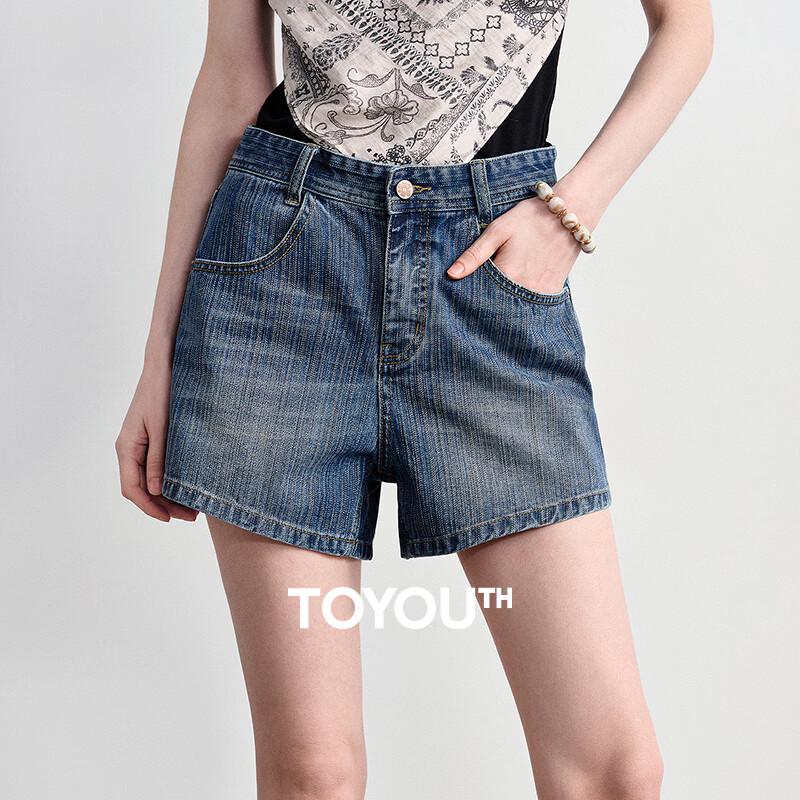 

Chuyu Focus 100% Cotton Denim Shorts for Women 30