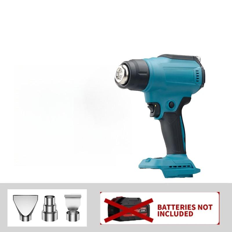 18V/21V Digital Display Hot Air Gun Temperature Adjustable Welding Hot Air Dryer Portable Heat Shrink Packaging Tool