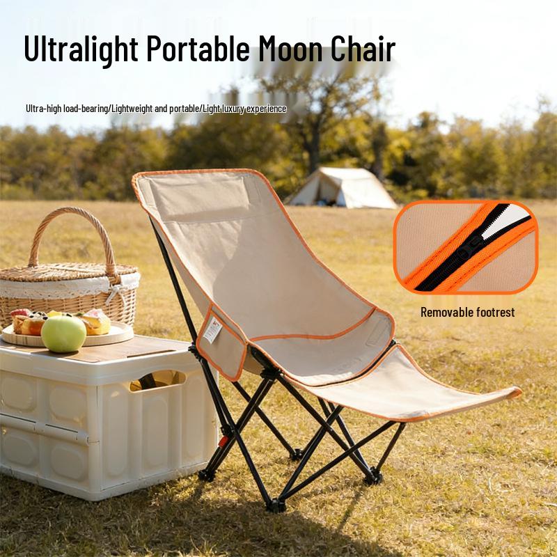 Moon Chair: Outdoor Folding Camping and Fishing Stool, Picnic Recliner and Art Sketching Chair