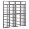 Vidaxl 4-Panel Room Divider/Trellis, Fir Wood, 161X180 Cm