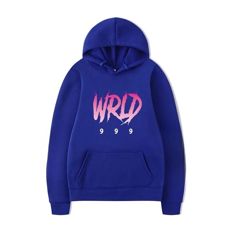 Men's Fashionable Hoodie American Singer Juice Wrld Pattern Casual Print Men's Hoodie Comfortable High-quality Top