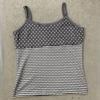 Summer striped thin shoulder strap tank top for women