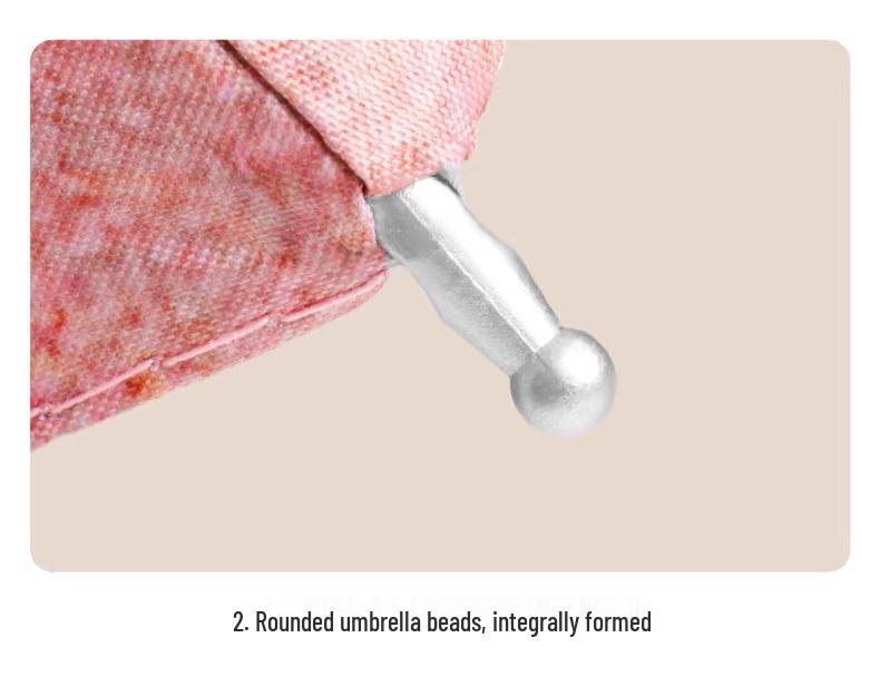 Double-Sided Floral Women's Umbrella: UV Protection, Sunshade, Folding, Dual-Use for Rain and Sun, Outdoor.