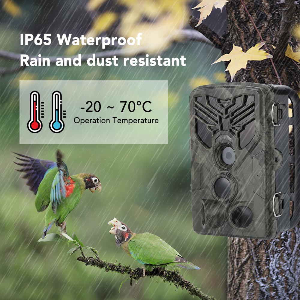 Trail Kamera Wi-fi BT Jagd Kamera 20MP 1080P 120 grad Winkel Outdoor Wasserdicht Infrarot