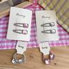 Korean Rhinestone KT Cartoon Hair Clip & Tie Set - Baby-Friendly, Simple & Versatile