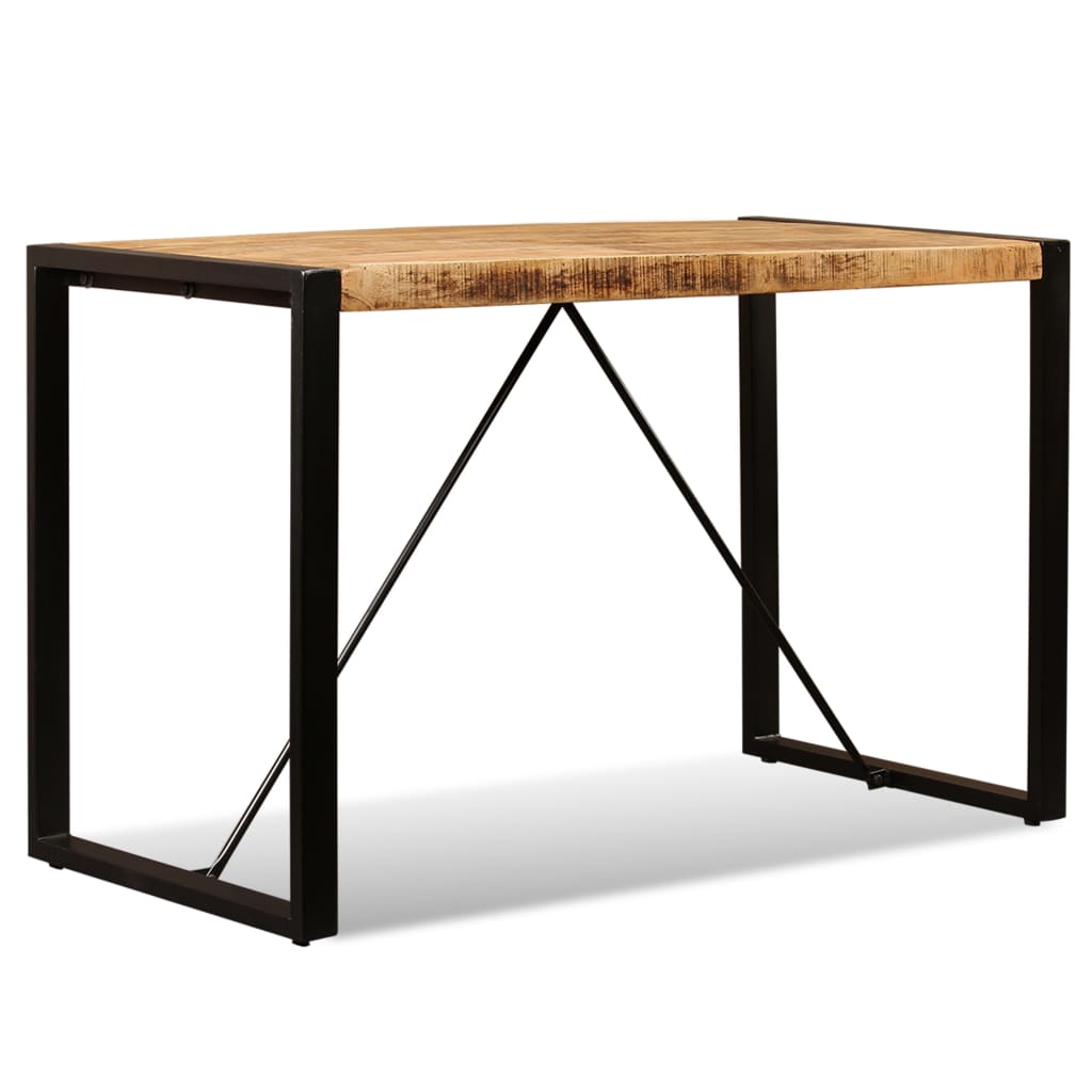 Vidaxl Stół Jadalniany, Surowe Drewno Mango, 120 Cm