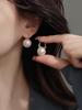 French High-End Australian South Sea Pearl Ear Cuffs: Luxury Women's Niche Design Socialite Earrings.