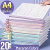 A4 Transparent Zipper Document Bag - Waterproof, Thickened, Grid Storage for Students