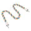 Bird Cotton Rope Perch Colorful Bendable Safe Climbing Parrot Rope Toy for Cockatiels Lovebirds Budgies L