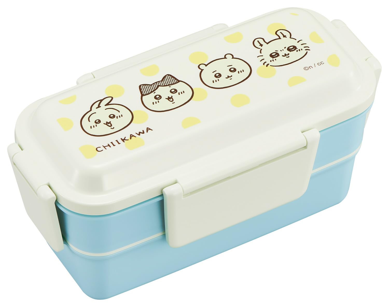 

OSK CKW Bento with Chiikawa Made in Dishwasher and Microwave (OSK) No.5 Box, Two-Tier Dividers, 600ml, Design, Japan, Antibacterial, Safe, PCW-600S
