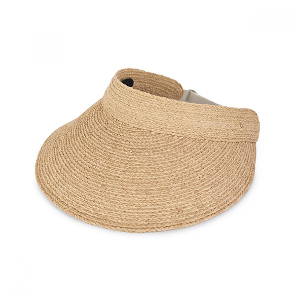 

Helen Kaminski Hat50305 Nt Kirsten Натуральный козырек от солнца HAT50305 NT