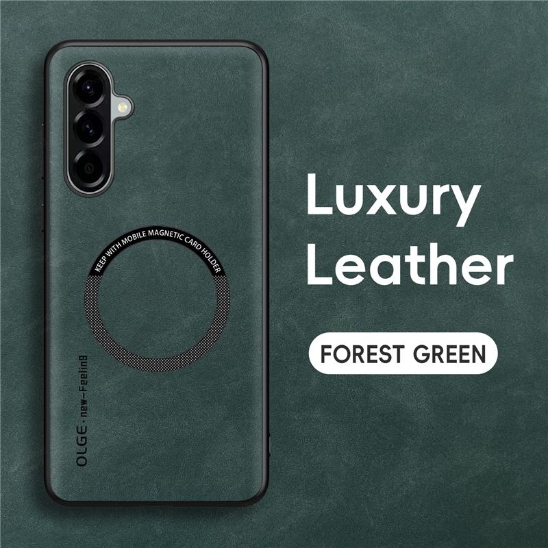 For Magsafe Phone Case For Samsung Galaxy A56 A55 A54 A53 A36 A35 A26 A34 A71 A51 A52 A32 A22 A13 Wireless Charging Cover Fundas