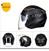 GXT Motorcycle Helmet Half Face ABS Motorbike Helmet Electric Safety Double Lens Helmet Moto Casque for Women/Men Casco Moto #