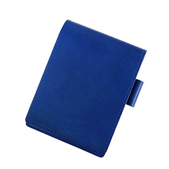 Rhodia Cover Size Genuine Leather in Comes with 1 Notepad No.12 (Made Japan) (Cobalt Blue)