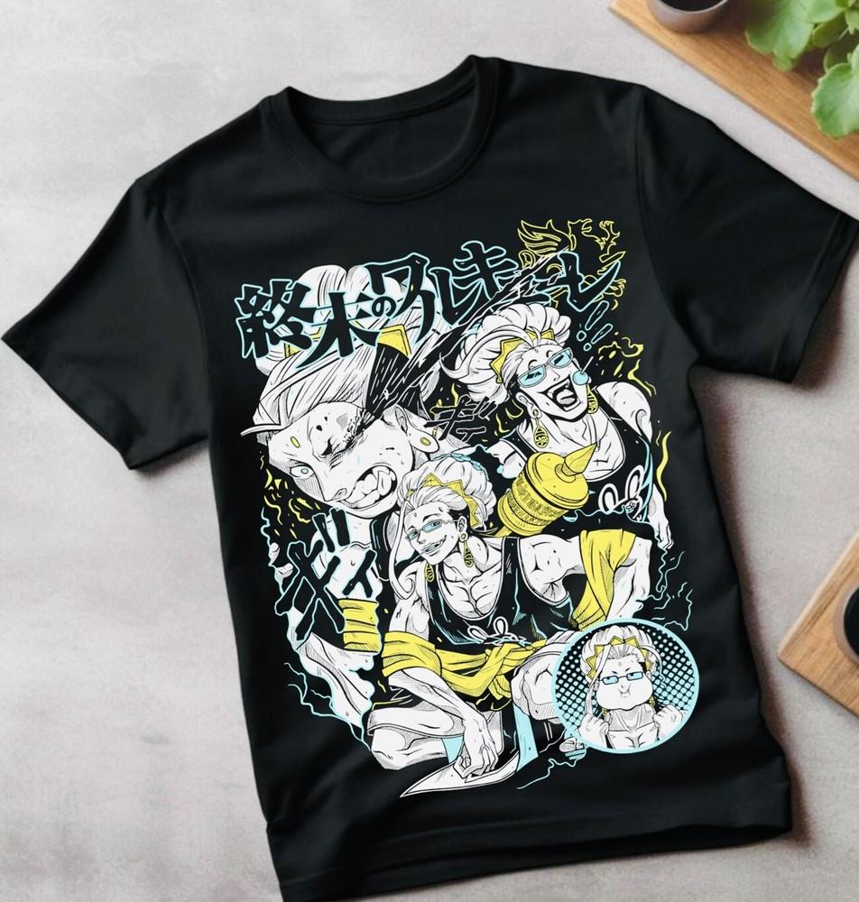

Buda T-Shirt Record Of Ragnarok Buddha Anime Horror Gift Girl shirt All Size XL