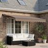 Retractable Awning Taupe 3.5 X 2.5 M Polyester and Metal