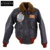 BUZZ RICKSON'S BR80094 Goat Leather Custom Patch G-1 Flight Jacket 38 Dark brownUsed