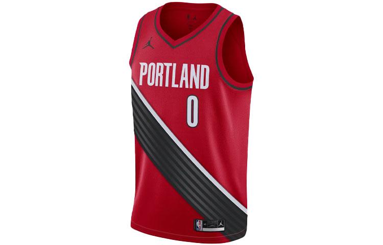 Jordan Basketball Jerseys Men's Red Moderate Straight Fit CV9492-657