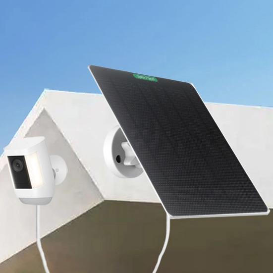 Solar Panel 5V/1000mA Stable Current Weather-proof Ultra-Thin Design Doorbell Power