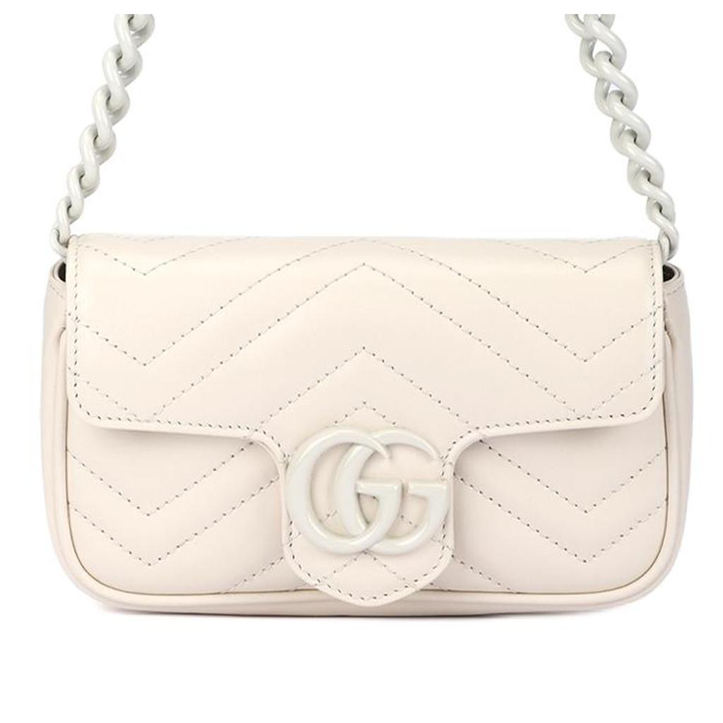 Gucci GG Marmont Belt Bag White Women Shoulder_bags 699757-UM8KV-9022