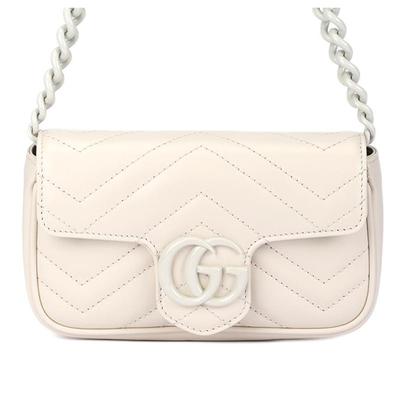 GG Marmont Gürteltasche Weiß Damen Schultertaschen 699757-UM8KV-9022