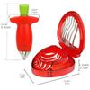 1/2PCS Strawberry Huller Stem Remover And Strawberry Slicer Set Potatoes Tomato Corer Slicer Stainless Steel Kitchen Tools Vrsgs