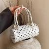 Patent Leather Versatile Polka Dot Summer Casual Handbag Cute Shoulder Handbag Women's Bag