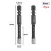 Hole Saw Drill Bit 5/6/8/10/12/14/16mm Black 2PCS 5 -16mm Diamond Length 10mm Drill Bits Marble Ceramic Tile Brand New