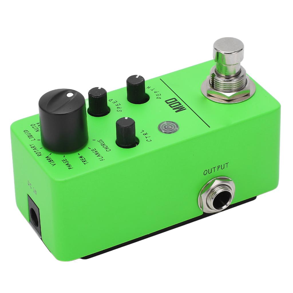 Electric Guitar Effect Pedal 11 Types Classic Effects 1 4in Mono Audio Interface Mini Modulation Pedal