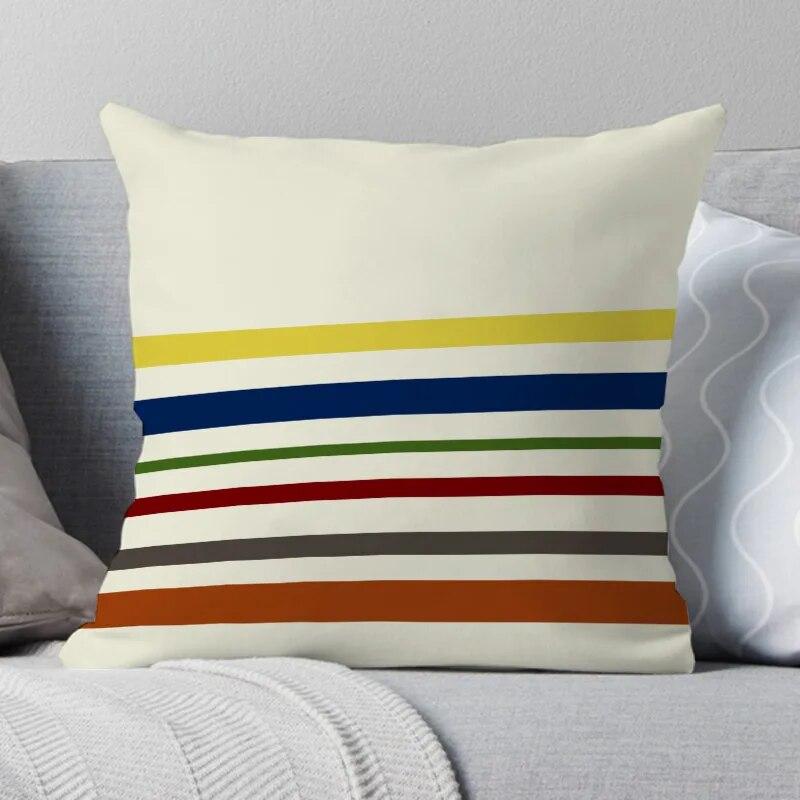 Povlak na polštář Duha Geometrický Polyesterový Polštář Pohovka Křeslo Postel Dekorace do obývacího pokoje